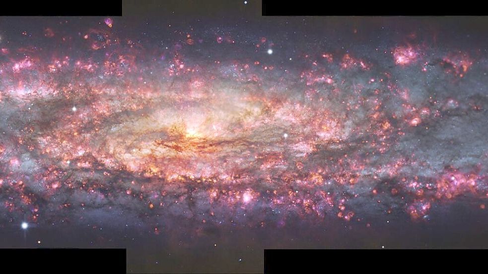 Dieses extrem detaillierte Bild ist aus sehr vielen einzelnen Aufnahmen zusammengesetzt. Foto: E. Congiu Et Al./ESO/dpa