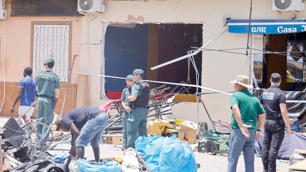 Ein Brand konnte schnell gelöscht werden. Foto: Martín C./EUROPA PRESS/dpa