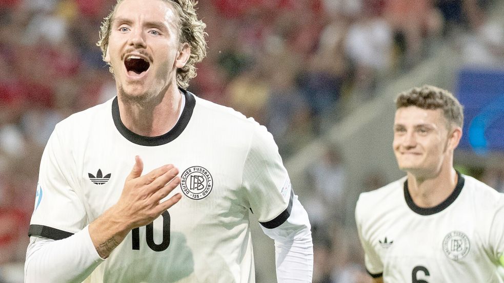 Nick Woltemade trumpft gerade bei der U21-EM auf. Foto: Martin Baumann/TASR/dpa