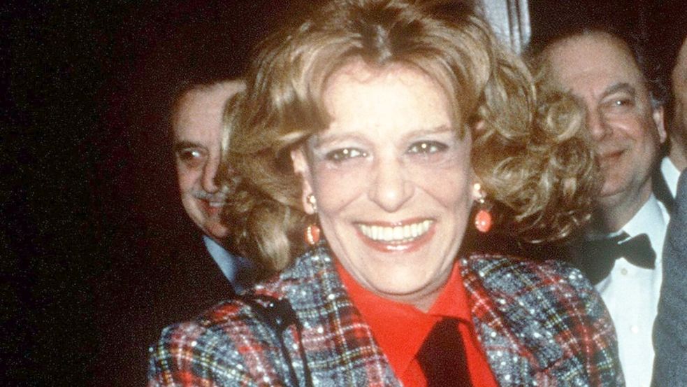Im Februar 1985 besuchte die damalige griechische Ministerin Melina Mercouri die Bundeshauptstadt Bonn. Foto: Heinrich Sanden/dpa