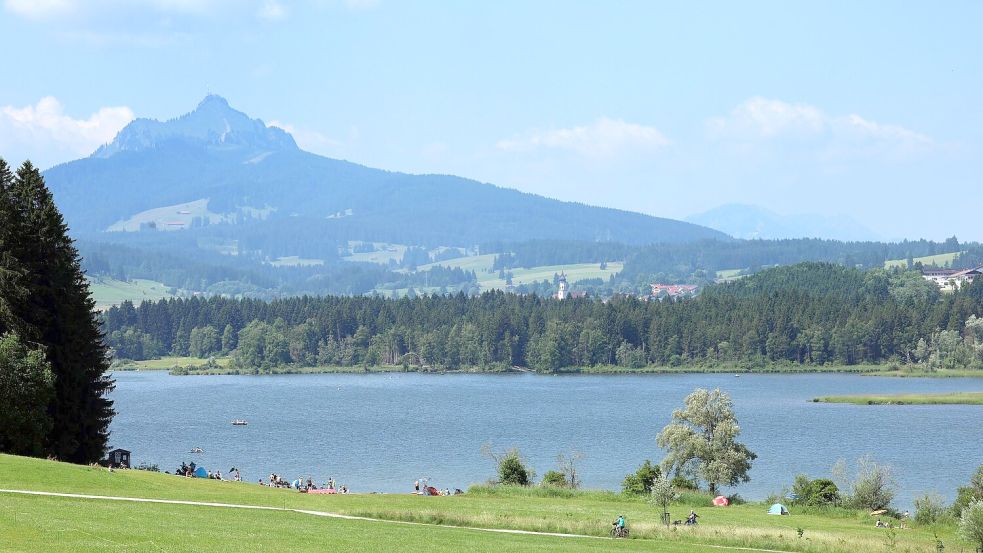 Der Grüntensee in Bayern. Foto: Karl-Josef Hildenbrand/dpa