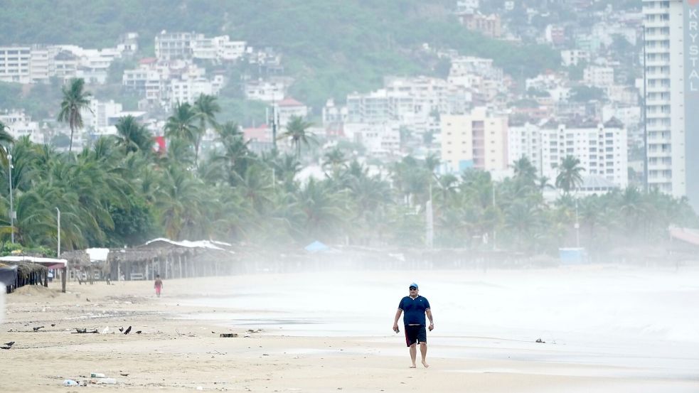 Der Hurrikan „Erick“ brachte gefährlich starke Winde und Regen in den Süden Mexikos mit sich. Foto: Fernando Llano/AP/dpa