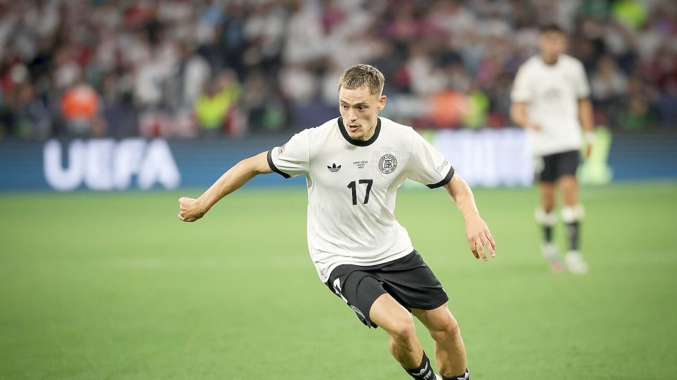 Spielt in der kommenden Saison für den FC Liverpool: Florian Wirtz. Foto: Christian Charisius/dpa