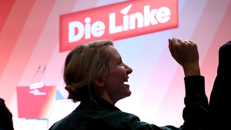 Linken-Chefin Ines Schwerdtner nennt den rasanten Mitgliederzuwachs ihrer Partei einen Wahnsinnserfolg. (Archivbild) Foto: Hendrik Schmidt/dpa