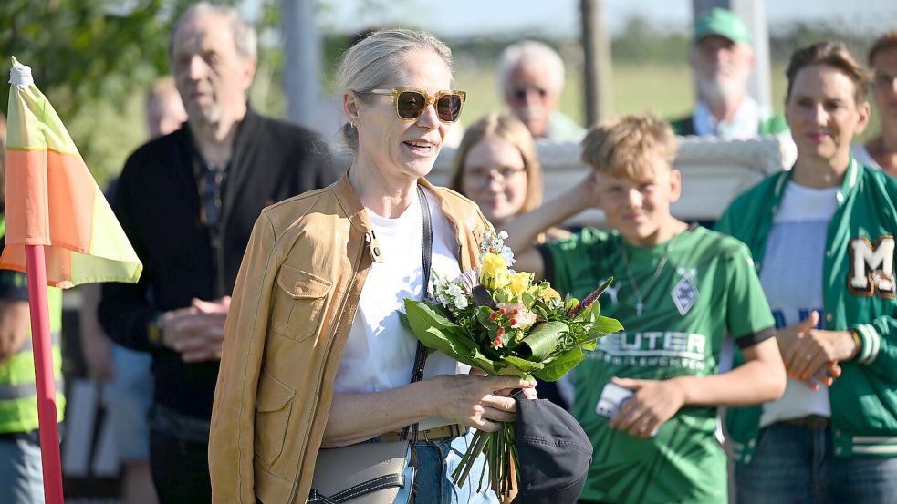 Auch Claudia Burdenski war gekommen. Foto: Doden/Blomberg