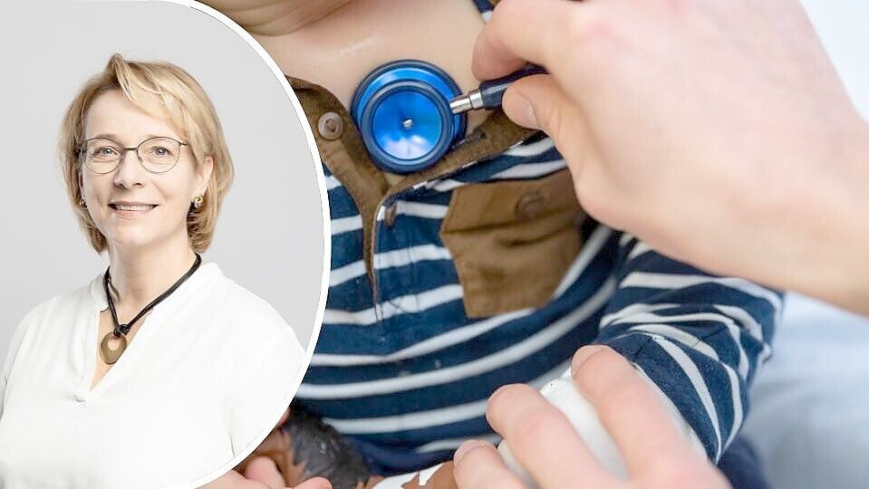 Tanja Brunnert ist seit vielen Jahren Kinderärztin. Aus ihrer Sicht sorge Bürokratie dafür, dass junge Ärzte sich nicht mehr trauen, eine eigene Praxis zu eröffnen. Foto: dpa/Sebastian Gollnow/Tanja Brunnert