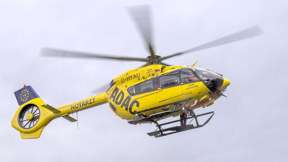 Ein Rettungshubschrauber des ADAC. Symbolfoto: DPA