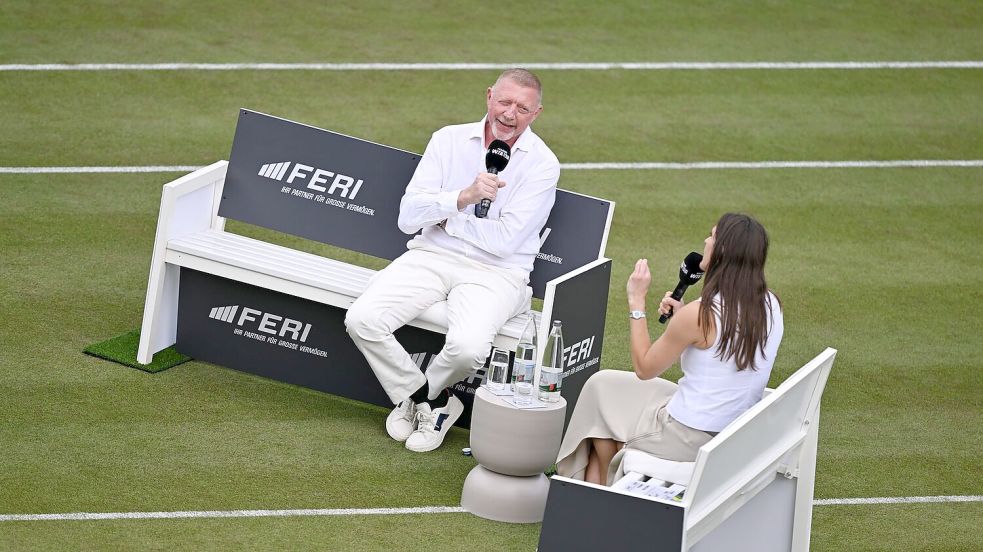 Boris Becker hat 40. Jubiläum seines ersten Wimbledon-Triumphs Foto: Arne Dedert/dpa