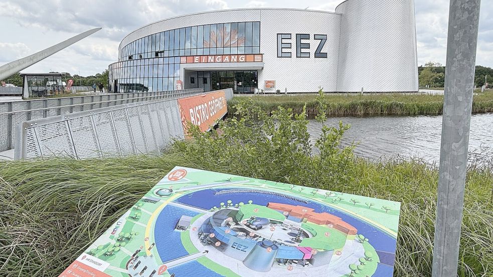 Das Energie-Erlebnis-Zentrum sorgt seit zehn Jahren für Gesprächsstoff in Aurich. Foto: Karin Böhmer
