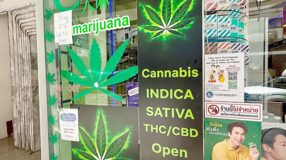 Cannabis-Shops schossen nach der Legalisierung 2022 wie Pilze aus dem Boden. Foto: Carola Frentzen/dpa