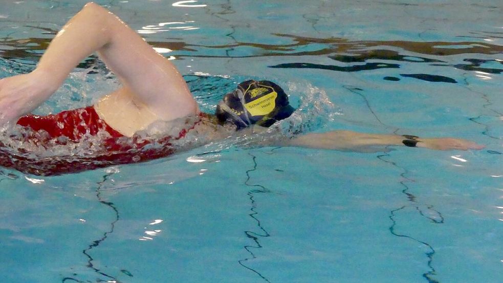 Einige Schwimmer des SV Hesel nehmen auch an überregionalen Wettkämpfen teil.