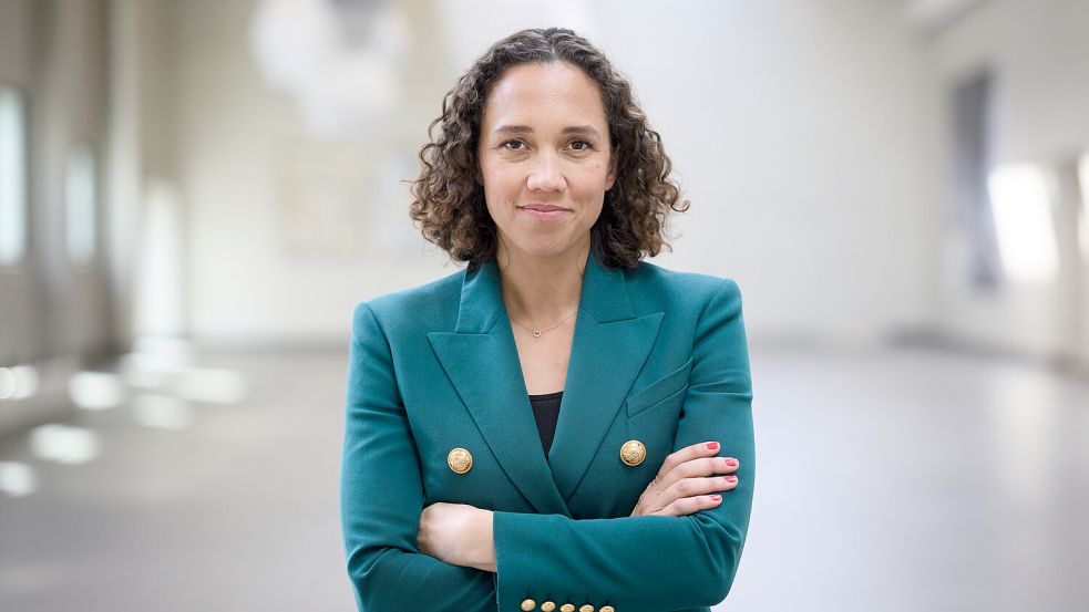 Nicole Büttner ist KI-Unternehmerin. Sie ist keine Tech-Gläubige, sondern Gestalterin: „Ich liebe nicht Technologie der Technologie wegen, sondern für das, was man mit ihr in der Anwendung machen kann.“ Foto: dpa/Bernd von Jutrczenka