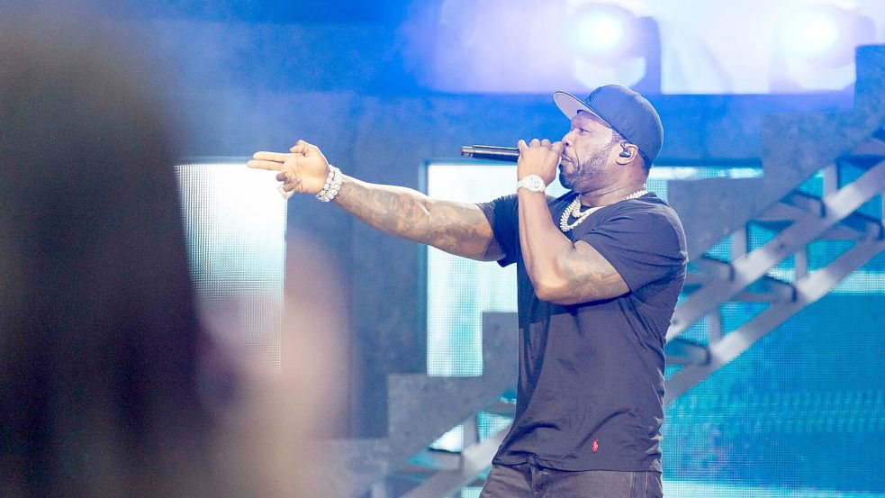 50 Cent, der mit bürgerlichem Namen Curtis Jackson heißt, gilt als einer der erfolgreichsten Rapper der Welt und spielte auch schon in mehreren Filmen mit. Foto: Michael Matthey/dpa