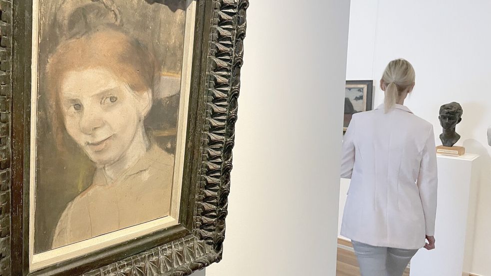 Das Selbst im Blick: Paula Modersohn-Becker, Selbstbildnis, 1903, Kohle und Pastell, Privatsammlung, Foto: Stefan Lüddemann