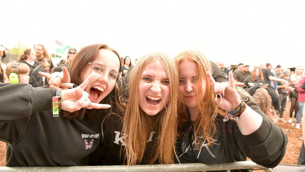 Am Wochenende lief unter anderem das „Let The Bad Times Roll“-Festival in Manslagt in der Gemeinde Krummhörn. Foto: Heinz Wagenaar