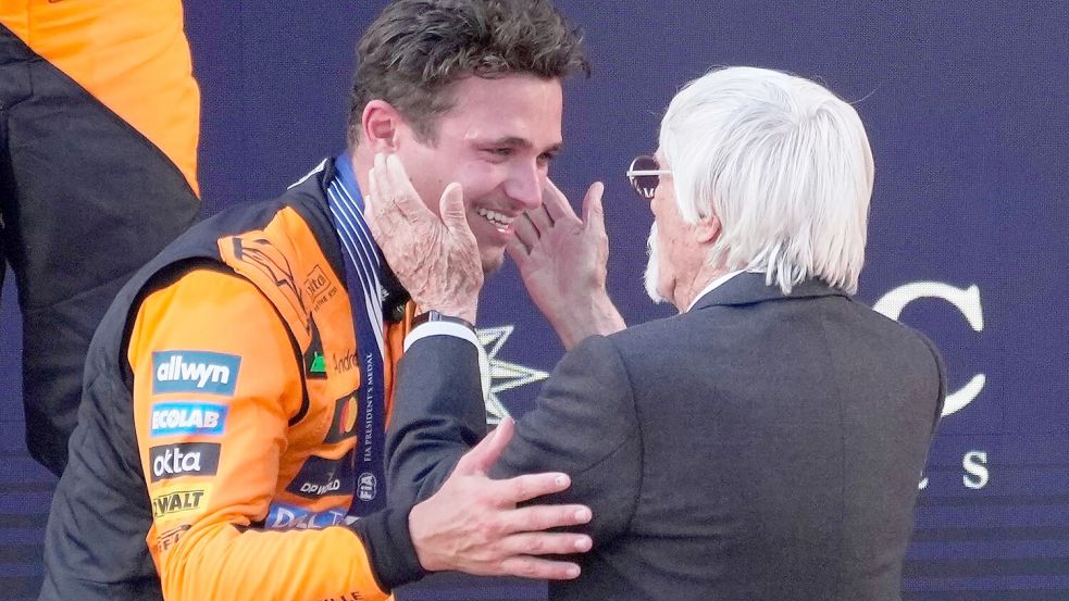 Lando Norris schlägt nach seinem Kanada-Aus zurück. Foto: Darko Bandic/AP/dpa