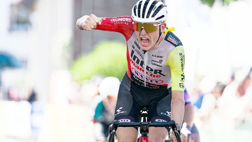 Georg Zimmermann fährt als deutscher Meister zur Tour de France. Foto: Uwe Anspach/dpa