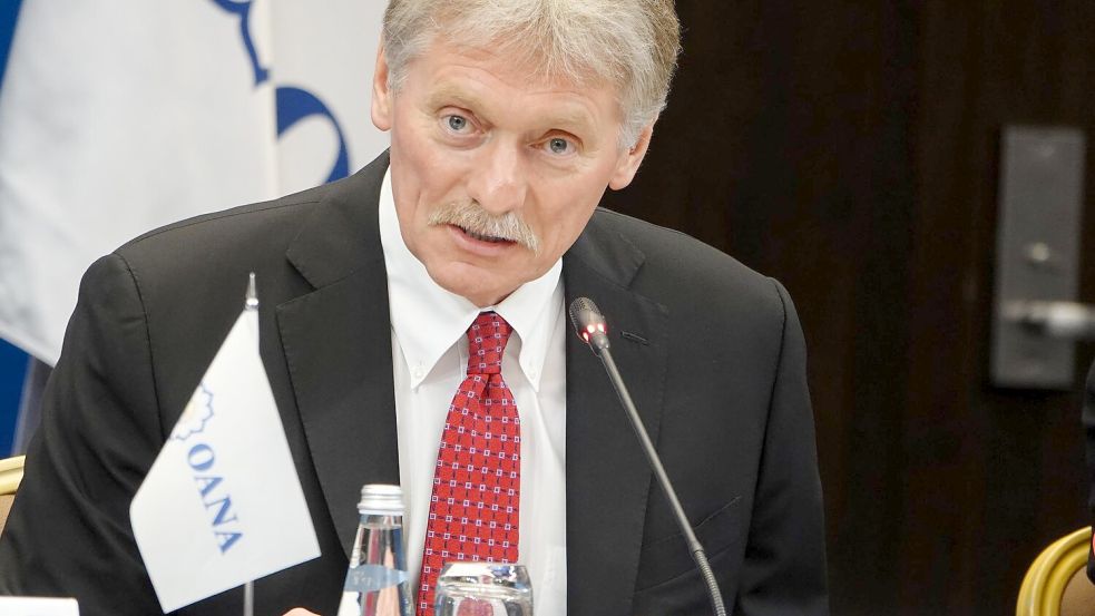 Kremlsprecher Dmitri Peskow sieht Russland nicht in der Verantwortung für die langsamen Verhandlungen. (Archivbild) Foto: Ulf Mauder/dpa