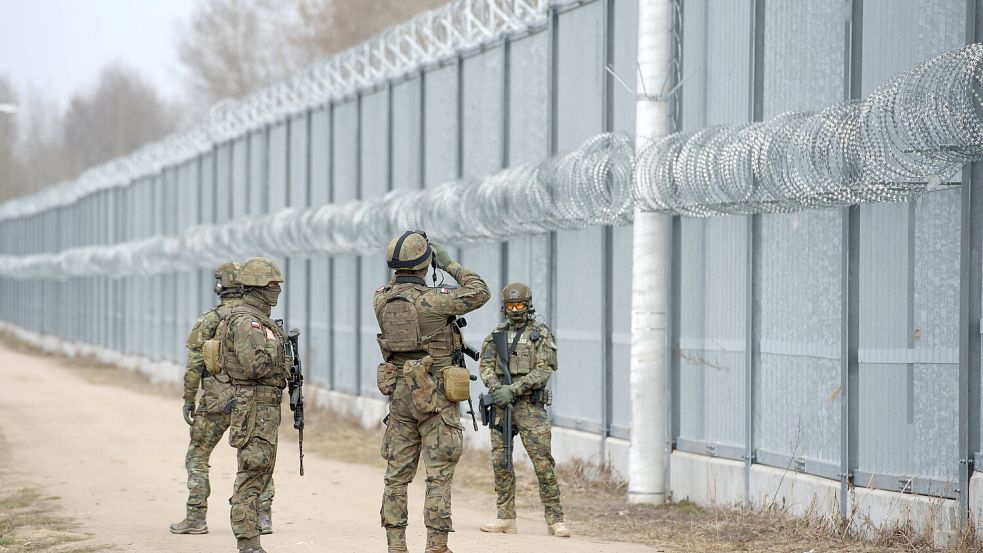 Massiv ausgebaut in den vergangenen Jahren: EU-Außengrenze von Polen zu Weißrussland. Foto: IMAGO/Aleksander Kalka