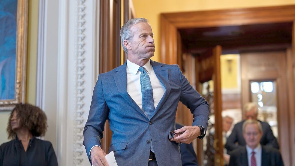 Das Gesetz passierte den Senat nur mit hauchdünner Mehrheit - die Republikaner werden in der Kammer von John Thune angeführt. Foto: J. Scott Applewhite/AP/dpa