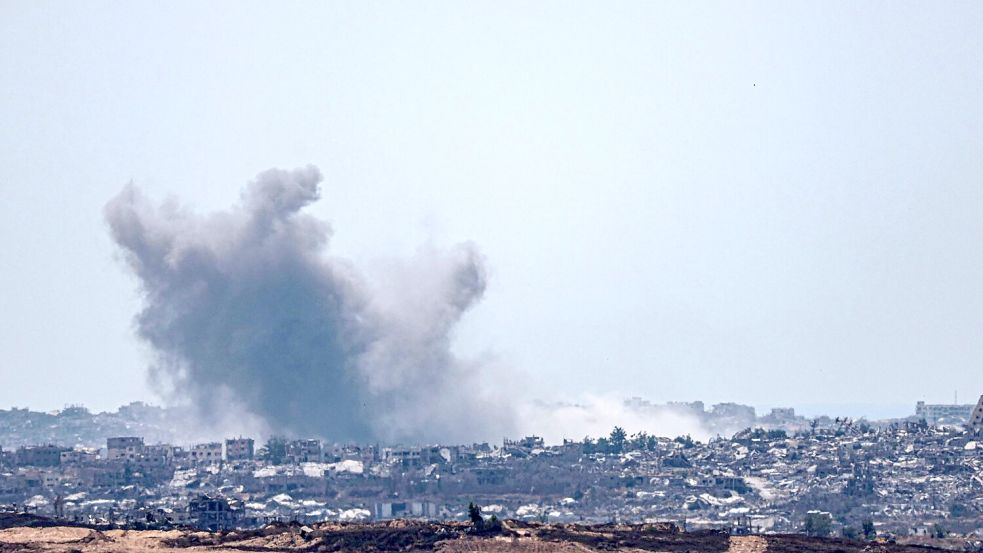 Die Kämpfe im Gazastreifen gehen weiter. Foto: Saeed Qaq/ZUMA Press Wire/dpa