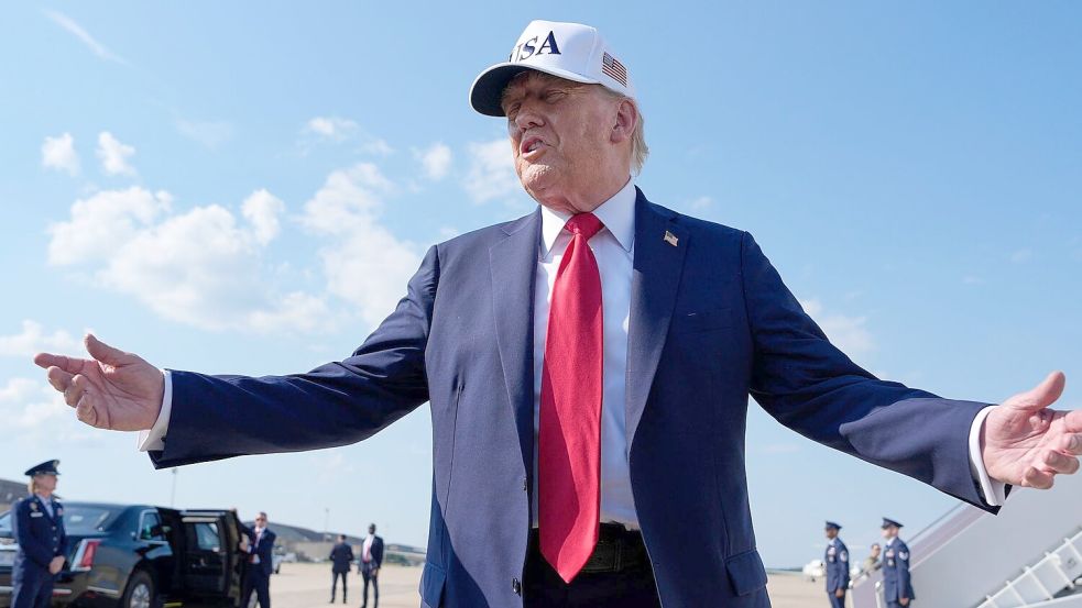 US-Präsident Donald Trump will heute seine Unterschrift unter das große Steuer- und Ausgabengesetz setzen. Foto: Alex Brandon/AP/dpa