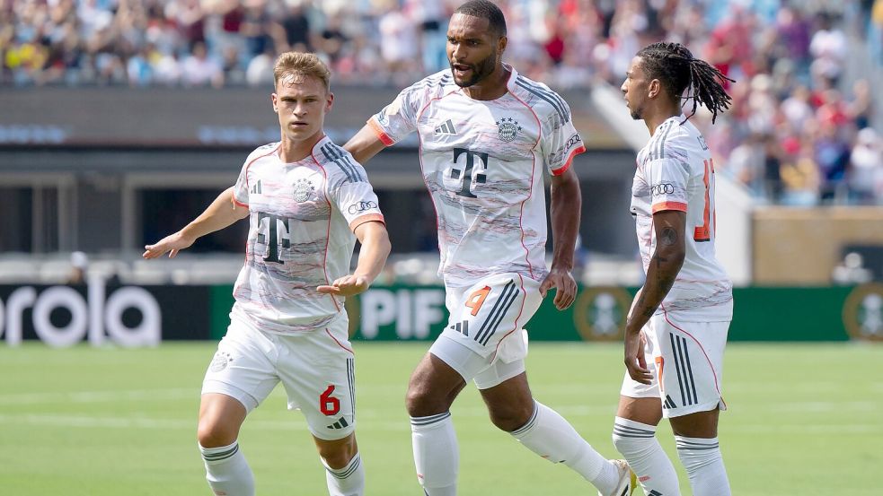 Joshua Kimmich und Jonathan Tah machen ihre USA-Erfahrungen. Foto: Sven Hoppe/dpa