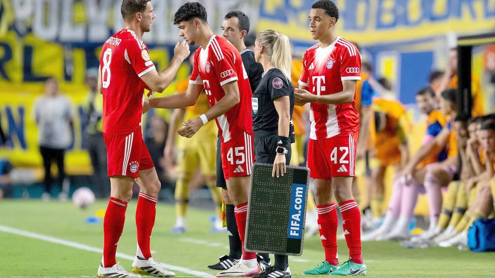 Das Bayern-Trio will in einem Jahr wieder in den USA erfolgreich sein. Foto: Sven Hoppe/dpa