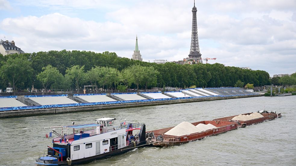 Vom Industriefluss zum Badeparadies: In Paris ist das Schwimmen in der Seine jetzt offiziell erlaubt. Foto: dpa/ Sina Schuldt