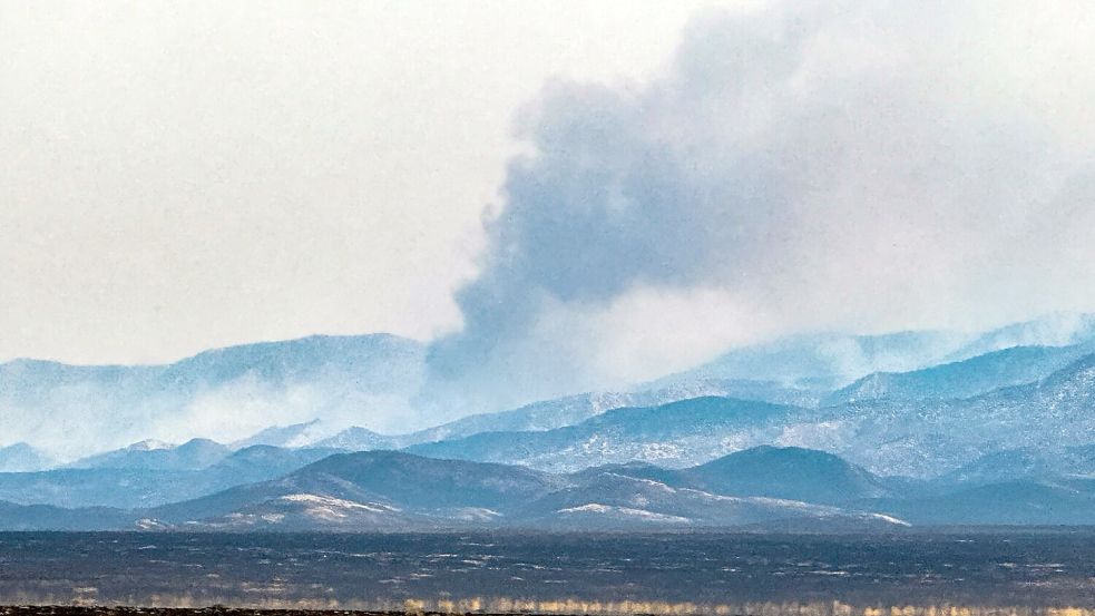 Das „Madre Fire“ ist das bislang größte Feuer in Kalifornien in diesem Jahr. Foto: Amy Katz/ZUMA Press Wire/dpa