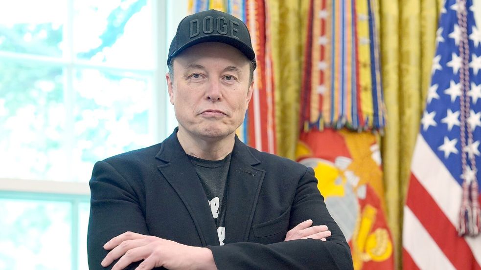 Will eine eigen Partei aufbauen: Elon Musk. Foto: Evan Vucci/AP/dpa