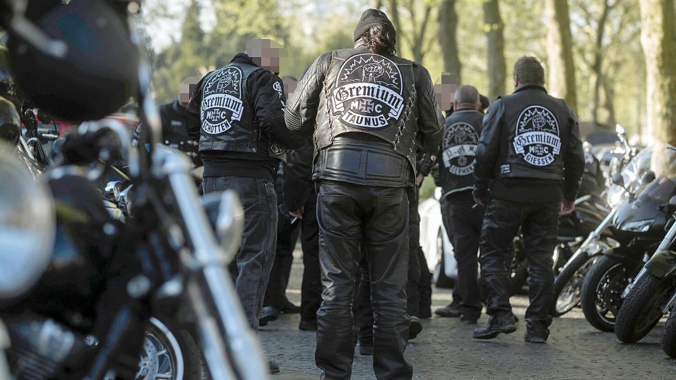 Der Gremium MC gehört zu den „polizeilich relevanten“ Rockergruppen in Deutschland. Symbolfoto: DPA