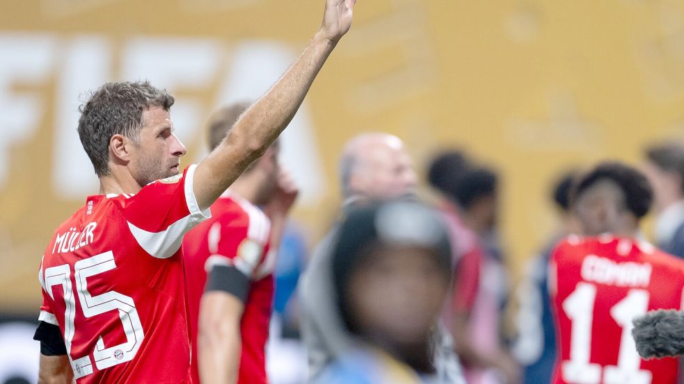 Thomas Müller verabschiedet sich endgültig vom FC Bayern - aber was macht er jetzt? Foto: Sven Hoppe/dpa