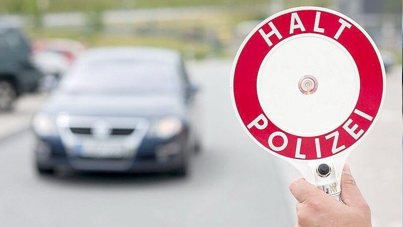 Die Polizei kontrollierte an der Grenze. Symbolfoto: Bundespolizei