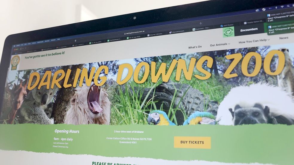 Der private Darling Downs Zoo liegt westlich von Brisbane. Foto: Rounak Amini/AAP/dpa