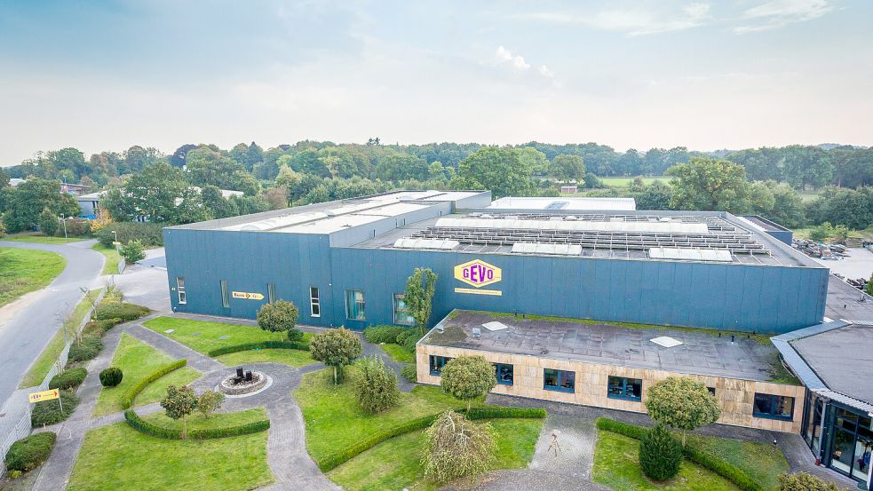 Gevo hat seinen Sitz im Gewerbegebiet am Nüttermoorer Sieltief. Foto: Gevo