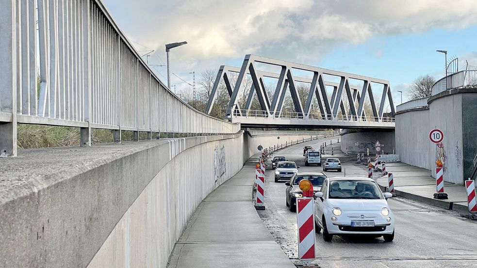 Die Trogstrecke ist seit fast fünf Jahren eine Baustelle. Foto: Archiv