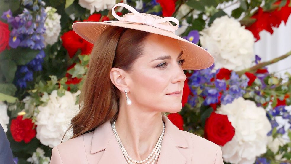 Die Mitarbeiterin war lange an Kates Seite. (Archivbild) Foto: Chris Jackson/Getty Pool/AP/dpa