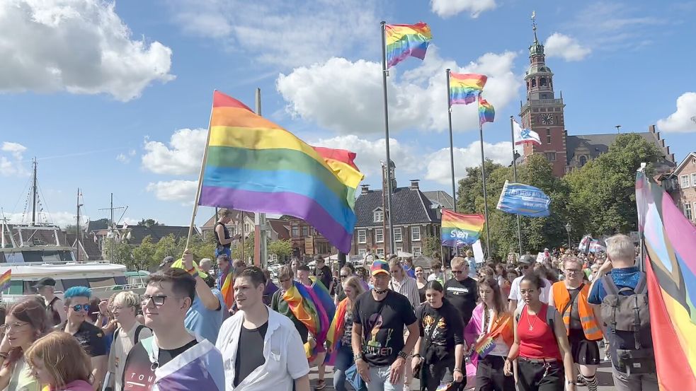 Wie im vergangenen Jahr soll es auch jetzt wieder beim CSD bunt und fröhlich zugehen. Foto: Rieke Heinig/Archiv