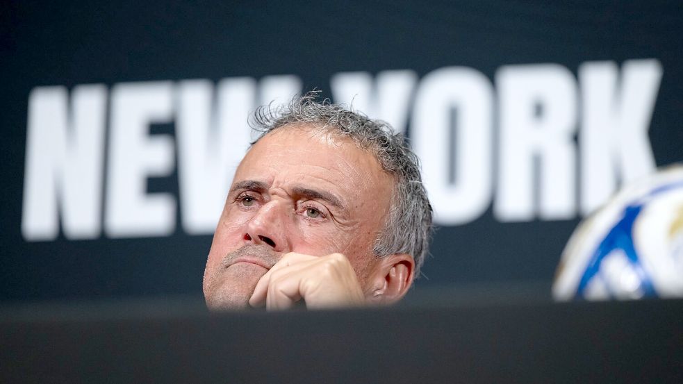 Luis Enrique ist ein Mann der klaren Worte. Foto: Sven Hoppe/dpa