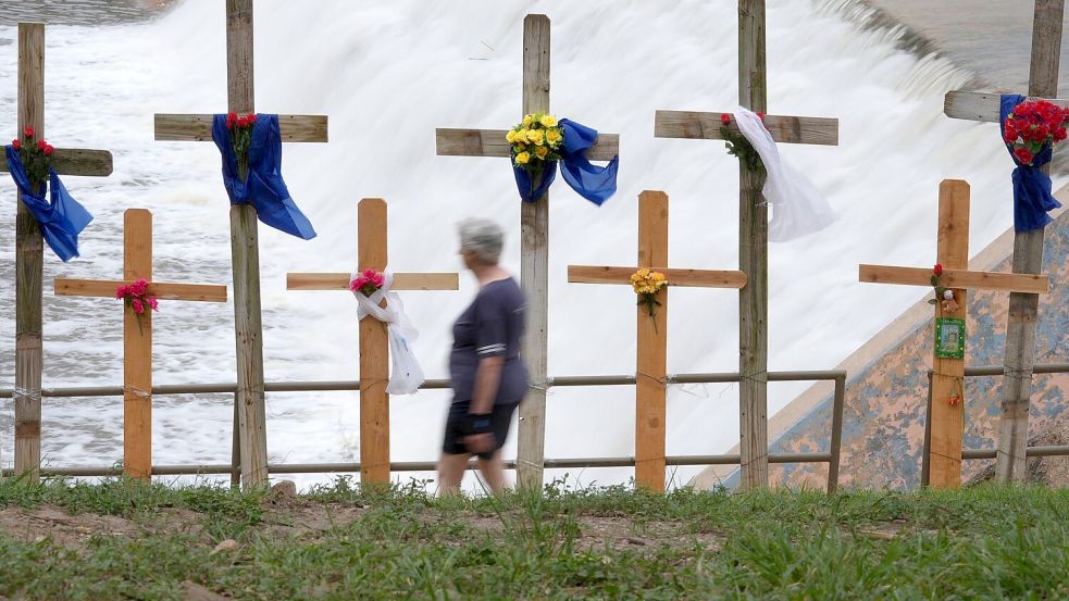 Nach der Sturzflut in Texas. Foto: Eric Gay/AP/dpa