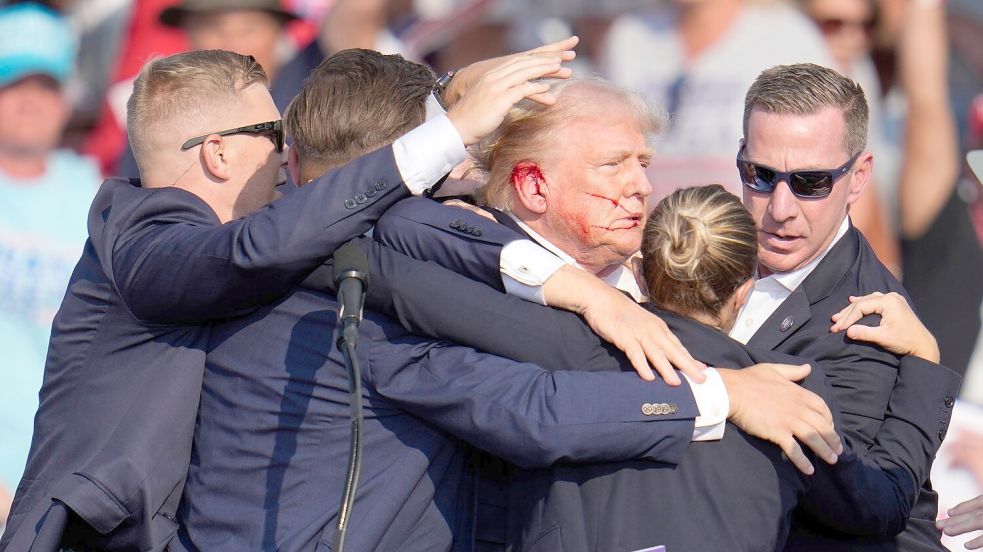 Donald Trump in Butler. (Archivfoto) Foto: Gene J. Puskar/AP/dpa