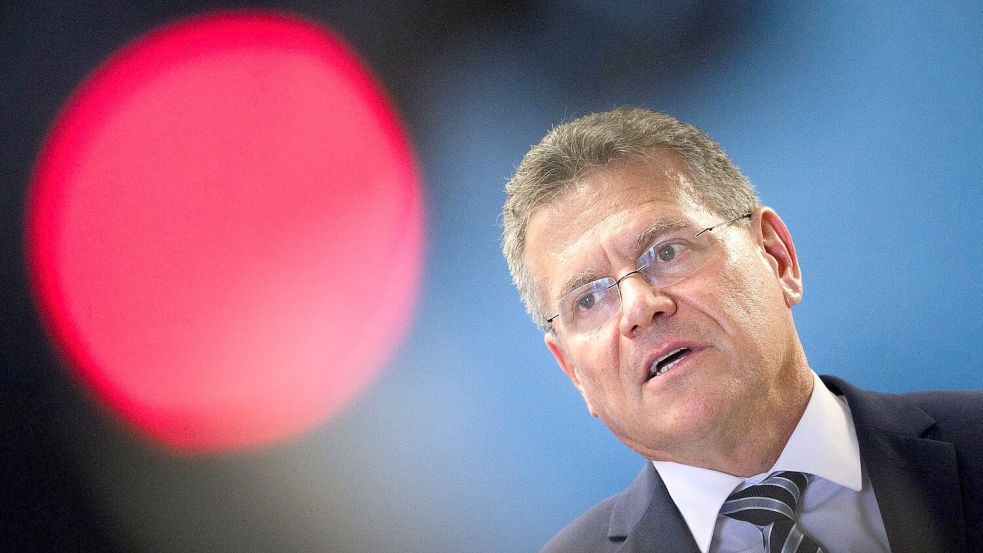 Ist enttäuscht von Trump: EU-Handelskommissar Maros Sefcovic. (Archivbild) Foto: Bernd von Jutrczenka/dpa