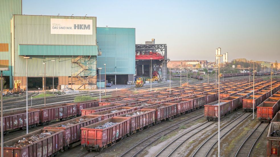Die USA importieren in großen Mengen Stahlschrott aus Europa: Handelsbeschränkungen könnten die dortige Industrie stark treffen. (Archivbild) Foto: Christoph Reichwein/dpa