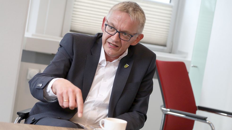 Der Auricher Landrat Olaf Meinen.Foto: Romuald Banik