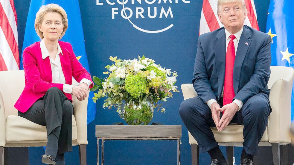 Erneut hat der amtierende US-Präsident höhere Zölle für die EU angekündigt und die Fronten scheinen sich immer weiter zu verhärten. Foto: IMAGO/ZUMA Press