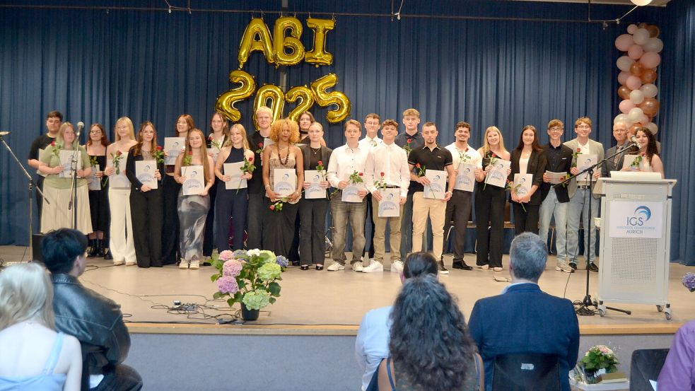Diese Abiturienten haben sich in der Schule mit schwerpunktmäßig mit gesellschaftlichen Themen auseinander gesetzt. Foto: privat