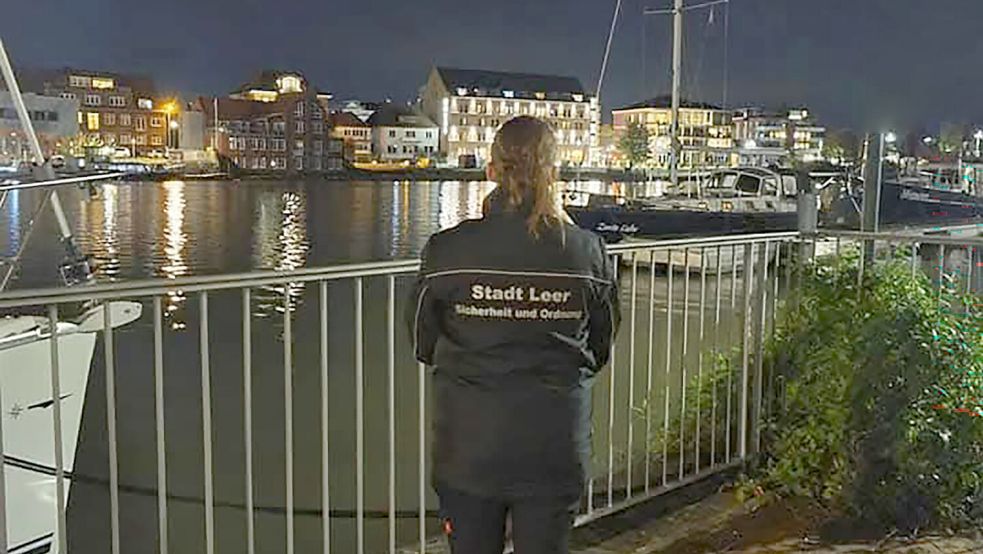 Blick über den Hafen: Die Stadtstreife in Leer hat verschiedene Aufgaben. Foto: ZH-Security