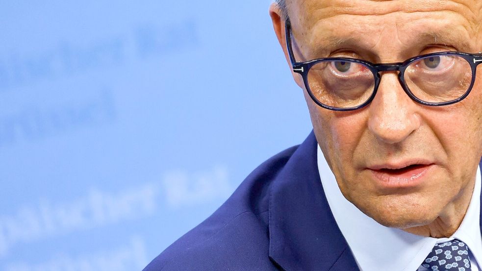Friedrich Merz tritt selbstbewusst auf. (Archivbild) Foto: Omar Havana/AP/dpa