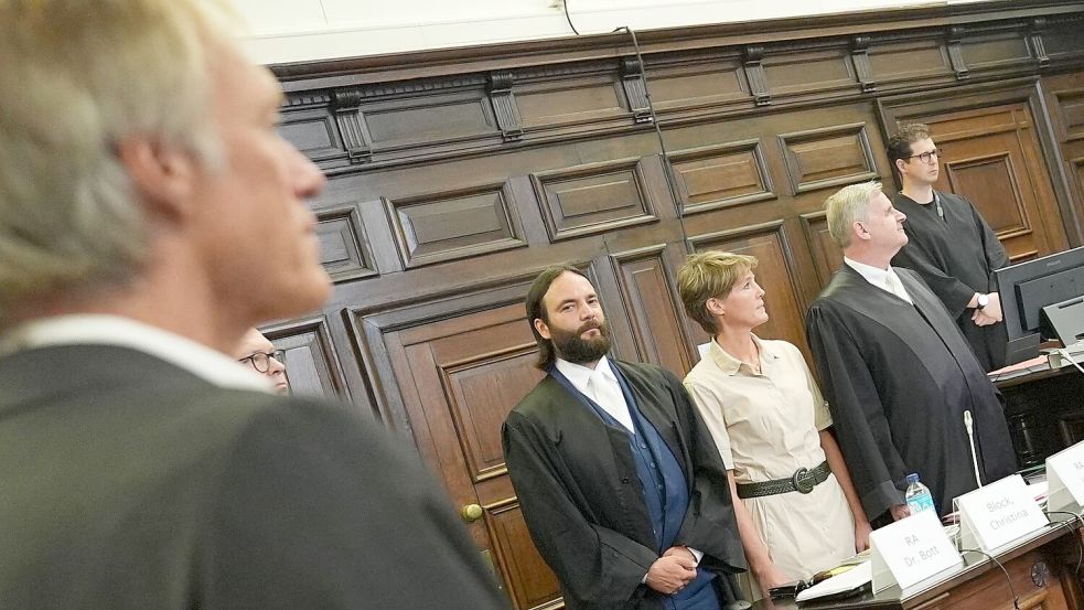 Die Tochter Blocks kann zunächst nicht mehr als Nebenklägerin im Prozess gegen ihre Mutter auftreten (Archivbild). Foto: Marcus Brandt/Pool dpa/dpa